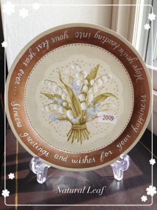 スズランのイヤーズプレート