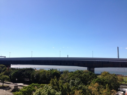 台風一過の青空