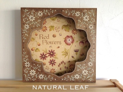 レッドフラワーのフレーム